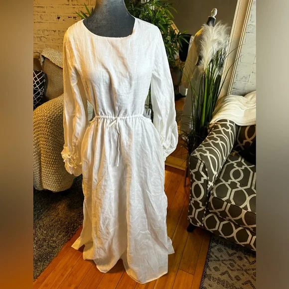 DISSH | Dresses | Dissh Nwt Molly White Linen Midi Dress 6 Australian  Design | Poshmark